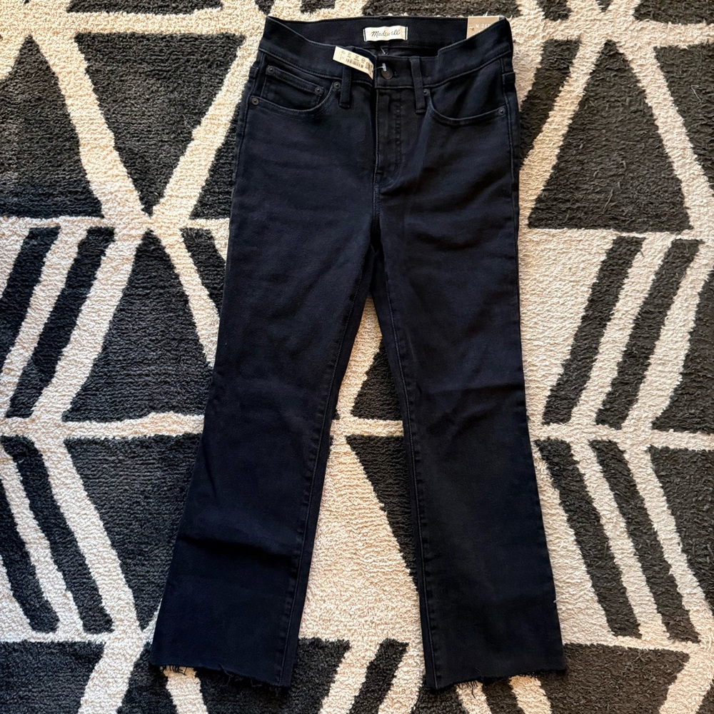 Madewell Cali-Demi Boot Jeans, Raw Hem Edition, Edmunds Wash
